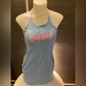 Angel Blue Halter Dress